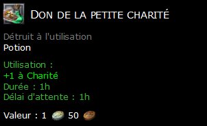 Don de la petite charité