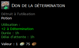 Don de la détermination