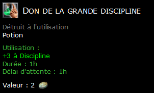 Don de la grande discipline