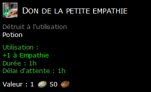 Don de la petite empathie