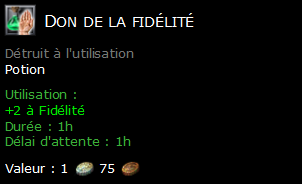 Don de la fidélité