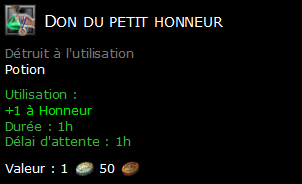 Don du petit honneur