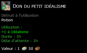 Don du petit idéalisme