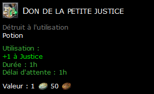 Don de la petite justice