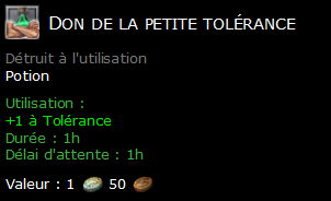 Don de la petite tolérance