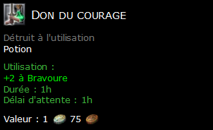 Don du courage