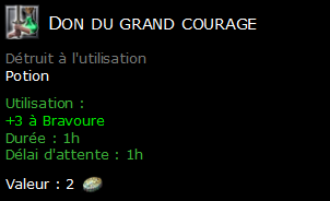 Don du grand courage