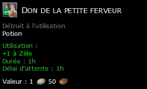 Don de la petite ferveur