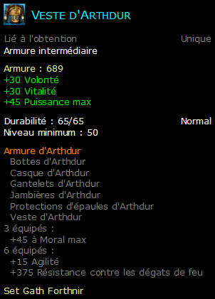 Veste d'Arthdur