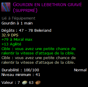 Gourdin en lebethron gravé (supprimé)