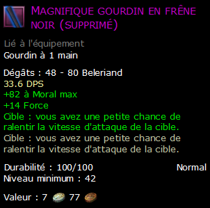 Magnifique gourdin en frêne noir (supprimé)