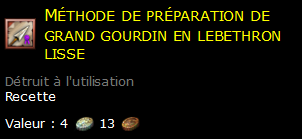 Méthode de préparation de grand gourdin en lebethron lisse