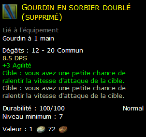 Gourdin en sorbier doublé (supprimé)