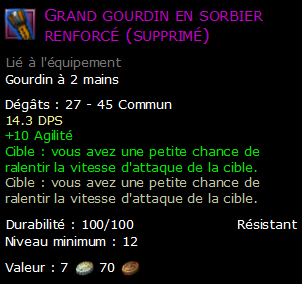 Grand gourdin en sorbier renforcé (supprimé)