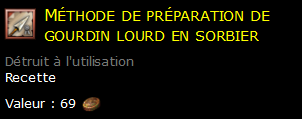 Méthode de préparation de gourdin lourd en sorbier