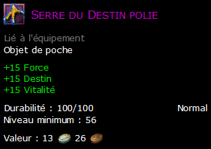 Serre du Destin polie