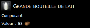 Grande bouteille de lait