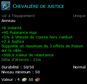 Chevalière de justice