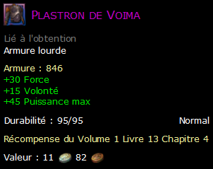 Plastron de Voima