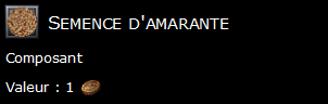 Semence d'amarante