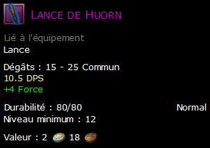 Lance de Huorn