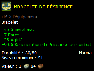 Bracelet de résilience