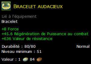 Bracelet audacieux