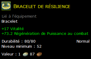 Bracelet de résilience