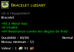 Bracelet luisant