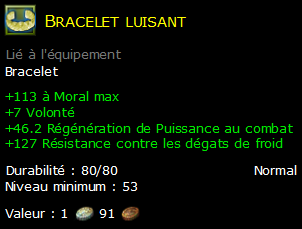 Bracelet luisant