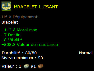 Bracelet luisant