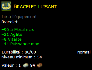 Bracelet luisant