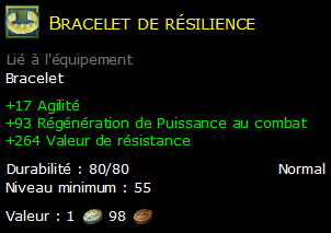 Bracelet de résilience