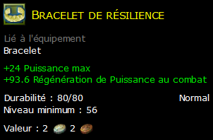 Bracelet de résilience