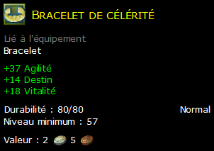 Bracelet de célérité