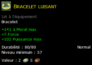 Bracelet luisant