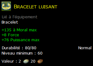 Bracelet luisant