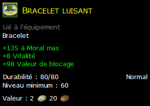 Bracelet luisant