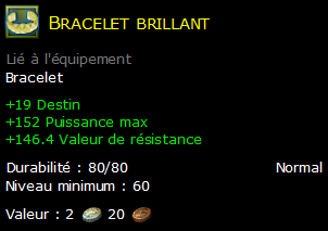 Bracelet brillant