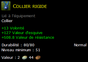 Collier rigide