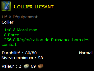 Collier luisant