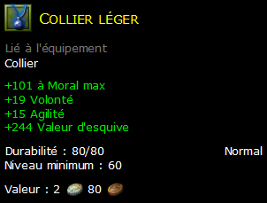 Collier léger