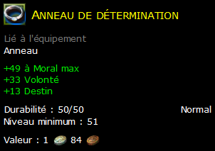 Anneau de détermination