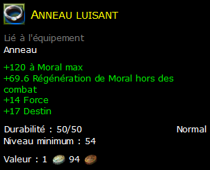 Anneau luisant