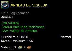 Anneau de vigueur