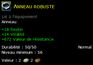 Anneau robuste