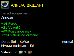 Anneau brillant