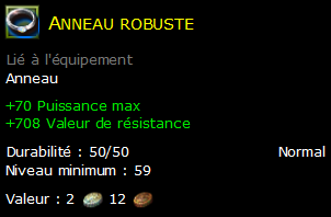 Anneau robuste