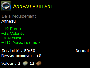 Anneau brillant