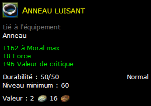 Anneau luisant